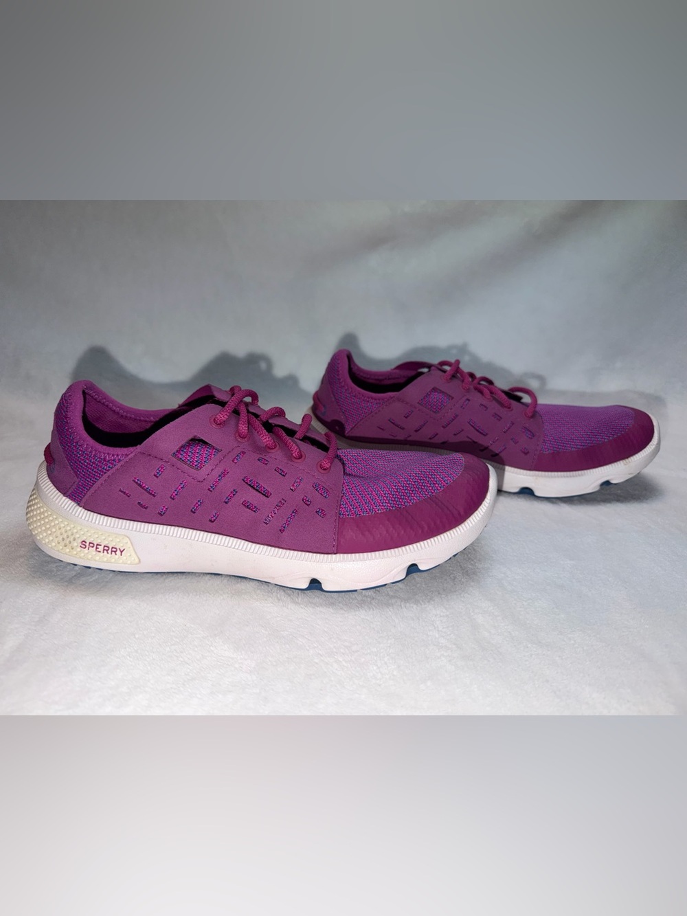 Sperry Top-Sider Women's 7 Seas Sport Sneakers Purple Magenta Water Shoes Size 8